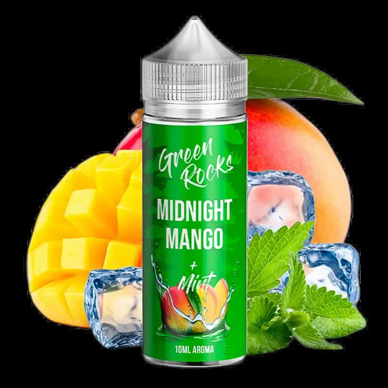 Green Rocks Longfill - Midnight Mango - 10ml Aroma in 120ml Flasche