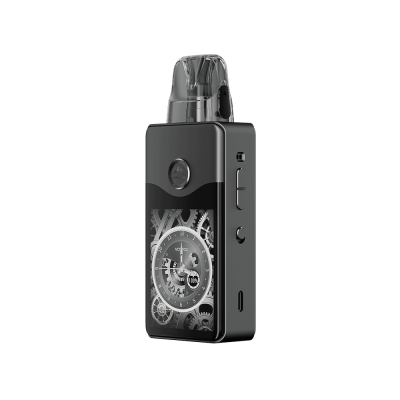 Voopoo Vinci E120 Kit, Kamera, Elektronik, Videokamera, Vape, E-Zigarette, Pod-System, Graphical Clock, Uhrwerk-Muster, Vape, Pod-Kit, Dampfgerät, Schwarz, Zahnrad-Muster, Vape, Pod, E-Zigarette, Dampfgerät, Uhren-Design