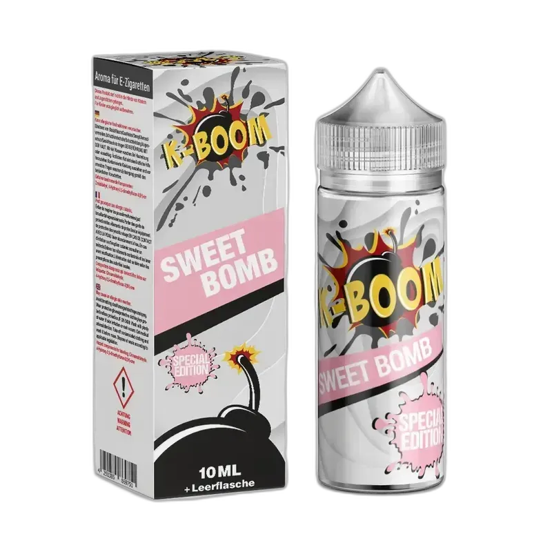 K-Boom Longfill - Sweet Bomb - 10ml Aroma in 120ml Flasche
