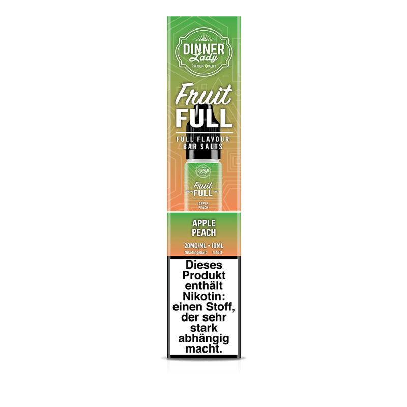 Dinner Lady Fruit Full Nikotinsalz - Apple Peach - 10ml Liquid 20mg