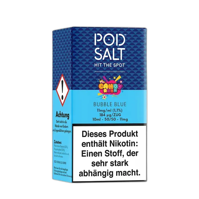 Pod Salt Fusion - Bubble Blue - 10ml Liquid Nikotinsalz 11mg