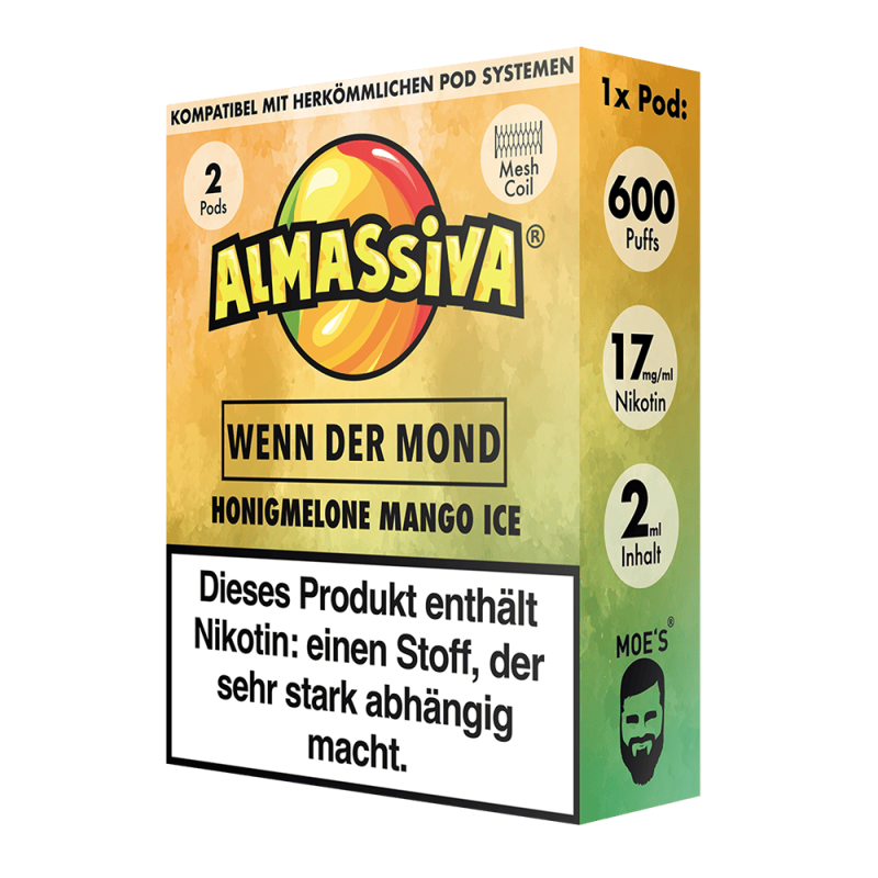 2x Almassiva Einweg Pod - Wenn der Mond - 17mg 2ml