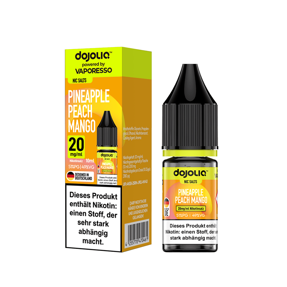 Dojoliq Nikotinsalz - Pineapple Peach Mango - 10ml Liquid 20mg
