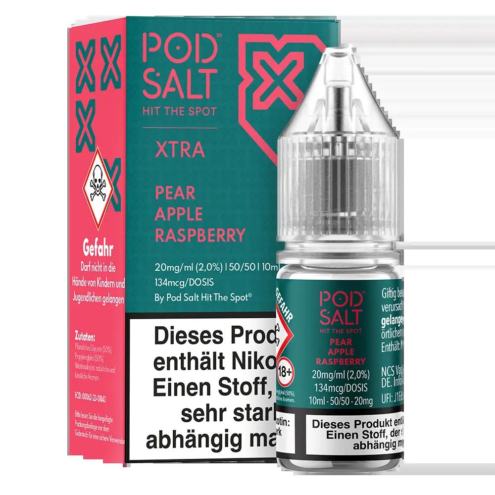 Pod Salt Xtra Nikotinsalz - Pear Apple Raspberry - Liquid 20mg 10ml