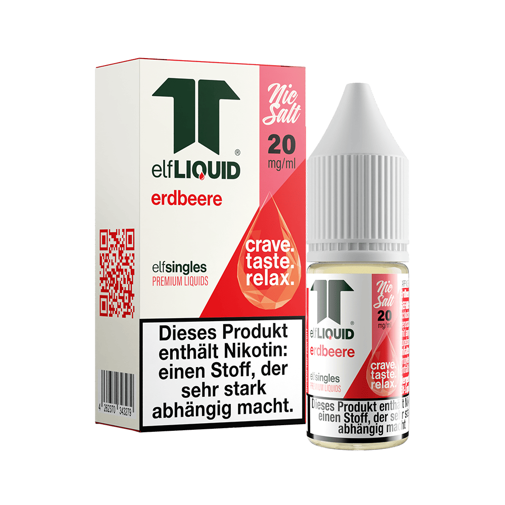 Elf-Liquid Nikotinsalz - Erdbeere - 10ml 20mg