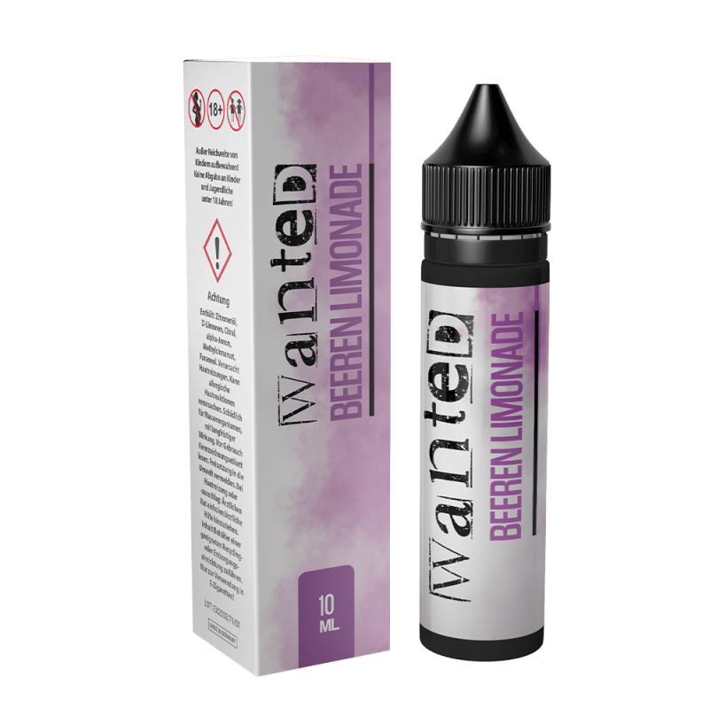 Wanted Aroma Longfill - Beeren Limonade - 10ml in 60ml Flasche