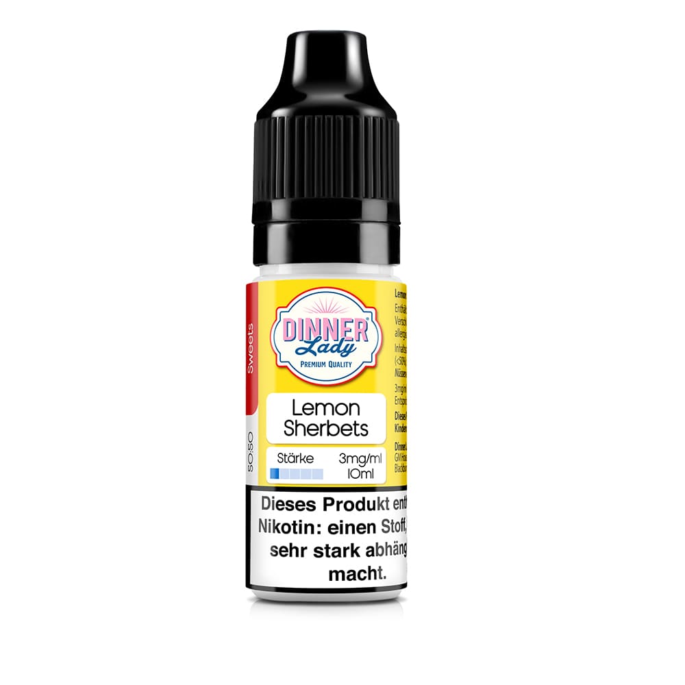Dinner Lady Liquid - Lemon Sherbets - 50/50 10ml 3mg