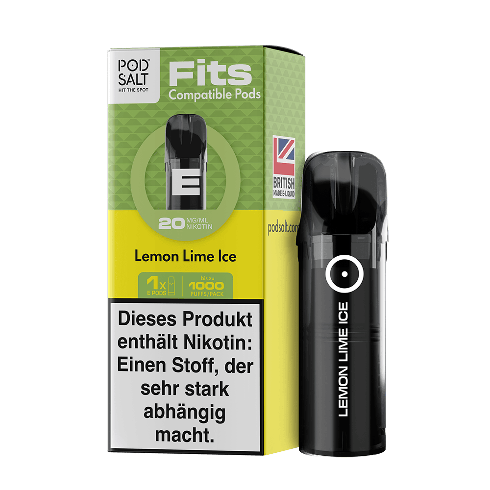 Pod Salt Fits Pods – Lemon Lime Ice – 20mg – 2ml (3 Stück)