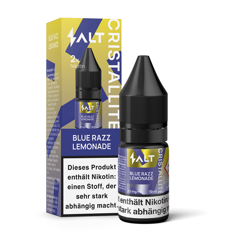 SALT Cristallite Nikotinsalz - Blue Razz Lemonade - 10ml Liquid 20mg