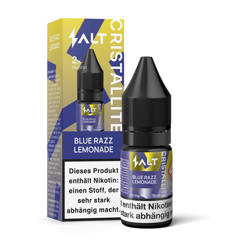 SALT Cristallite Nikotinsalz - Blue Razz Lemonade - 10ml Liquid 20mg