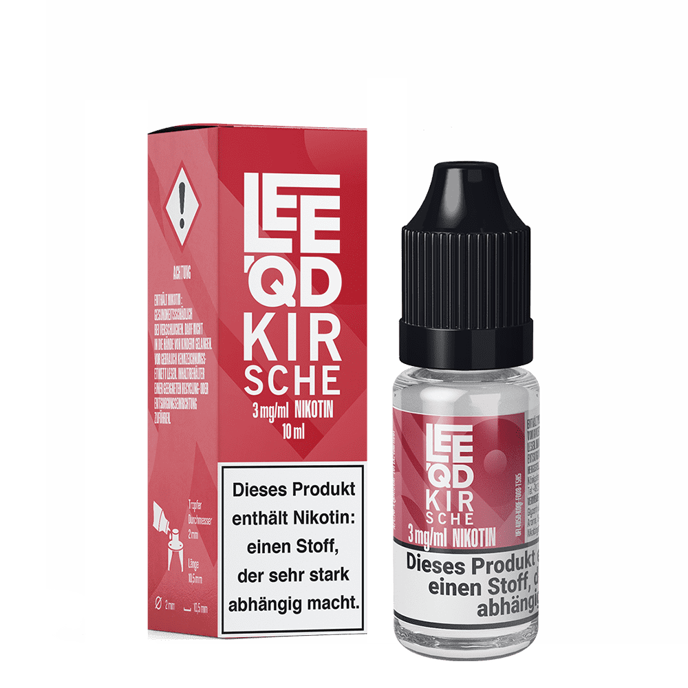 LEEQD Liquid - Fruit Kirsche - 10ml 3mg