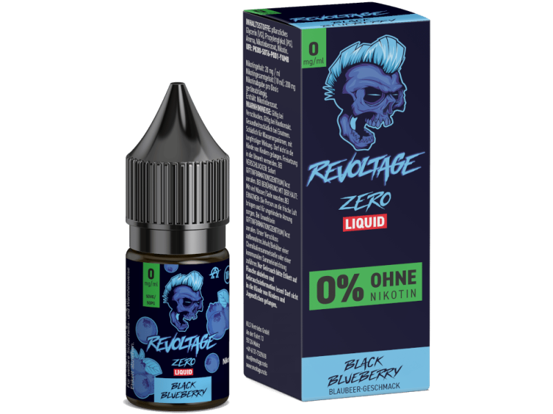 Revoltage Hybrid Nikotinsalz Black Blueberry 10ml 0mg