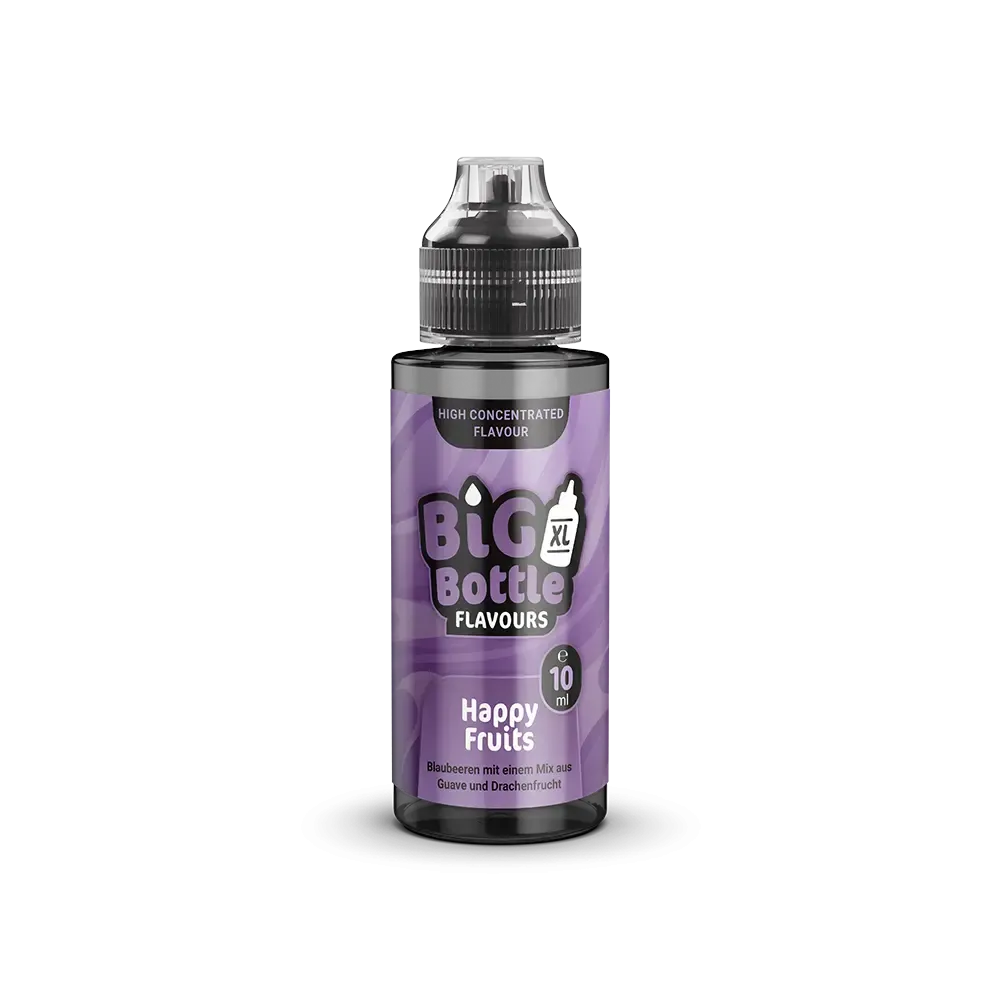 Big Bottle Flavours Longfill - Happy Fruits - 10ml Aroma in 120ml Flasche