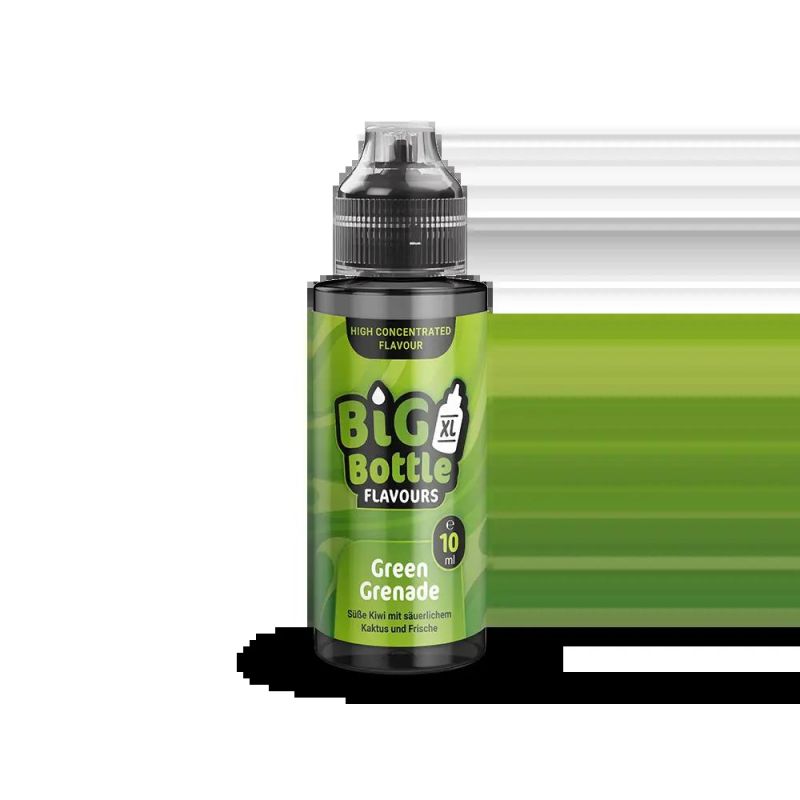 Big Bottle Flavours Longfill - Green Grenade - 10ml Aroma in 120ml Flasche