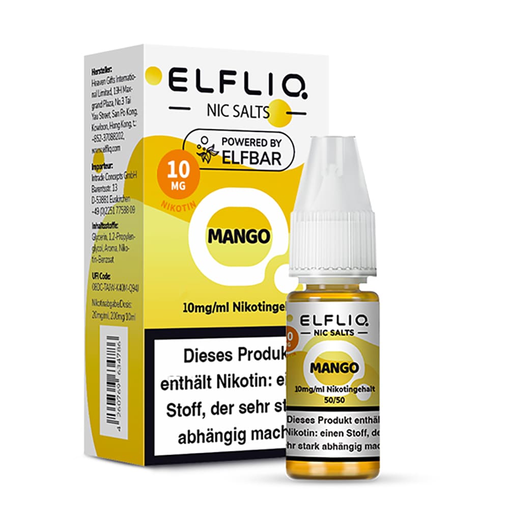 Elfliq by Elfbar Nikotinsalz - Mango - Liquid 10ml