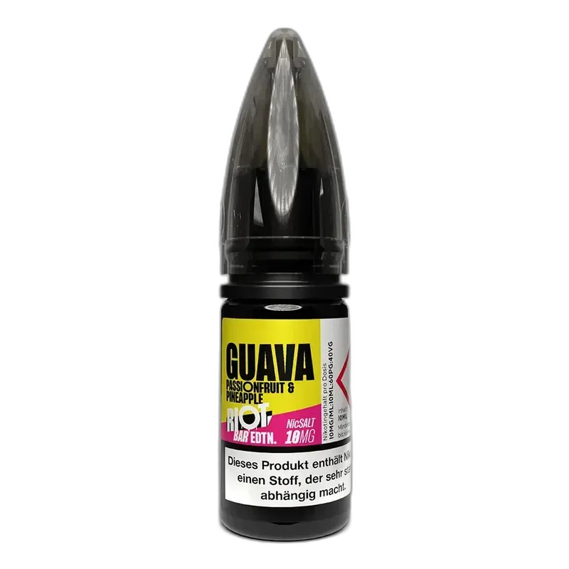 Riot Squad Nikotinsalz - Guava Passionfruit Pineapple - Liquid 10mg 10ml