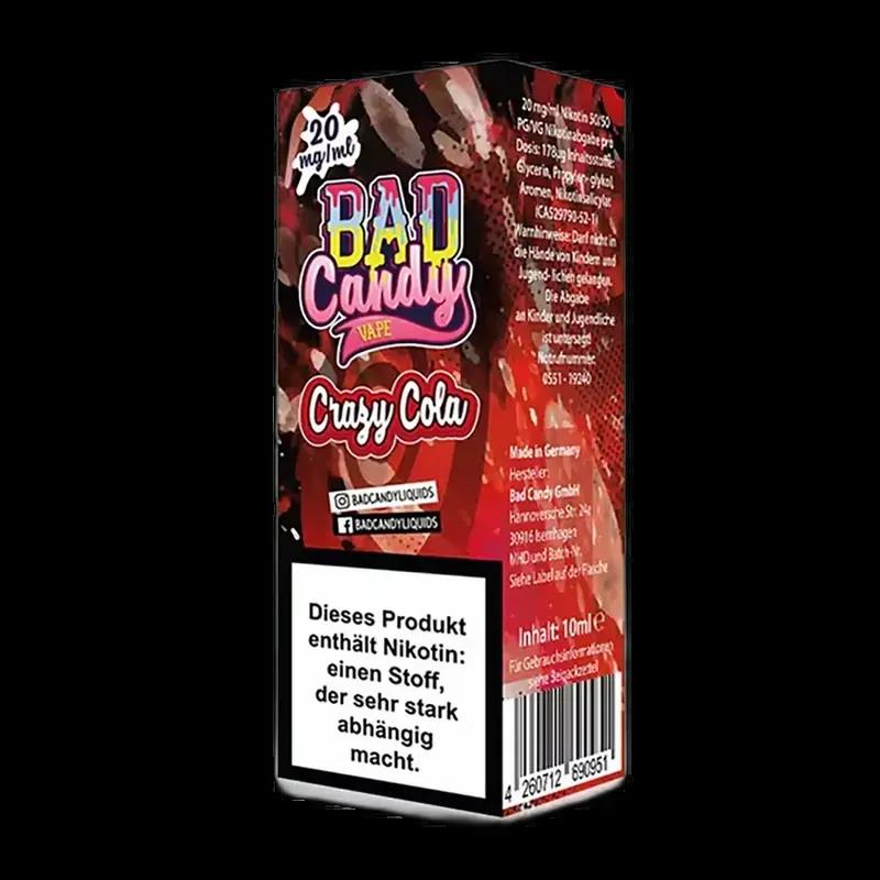 Bad Candy Nikotinsalz - Crazy Cola - 10ml Liquid 20mg