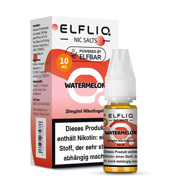 Elfliq by Elfbar Nikotinsalz - Watermelon - Liquid 10ml 10mg
