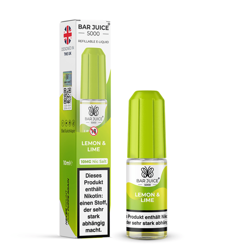 Bar Juice 5000 Nikotinsalz - Lemon Lime - 10ml