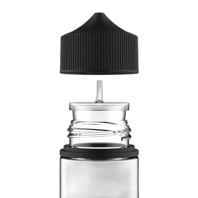 100ML V3 PET Chubby Gorilla Unicorn Bottle mit Kindersicherung schwarz 400x