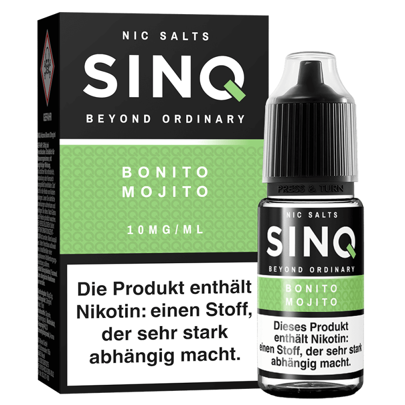 SINQ Nikotinsalz - Bonito Mojito - 10ml Liquid