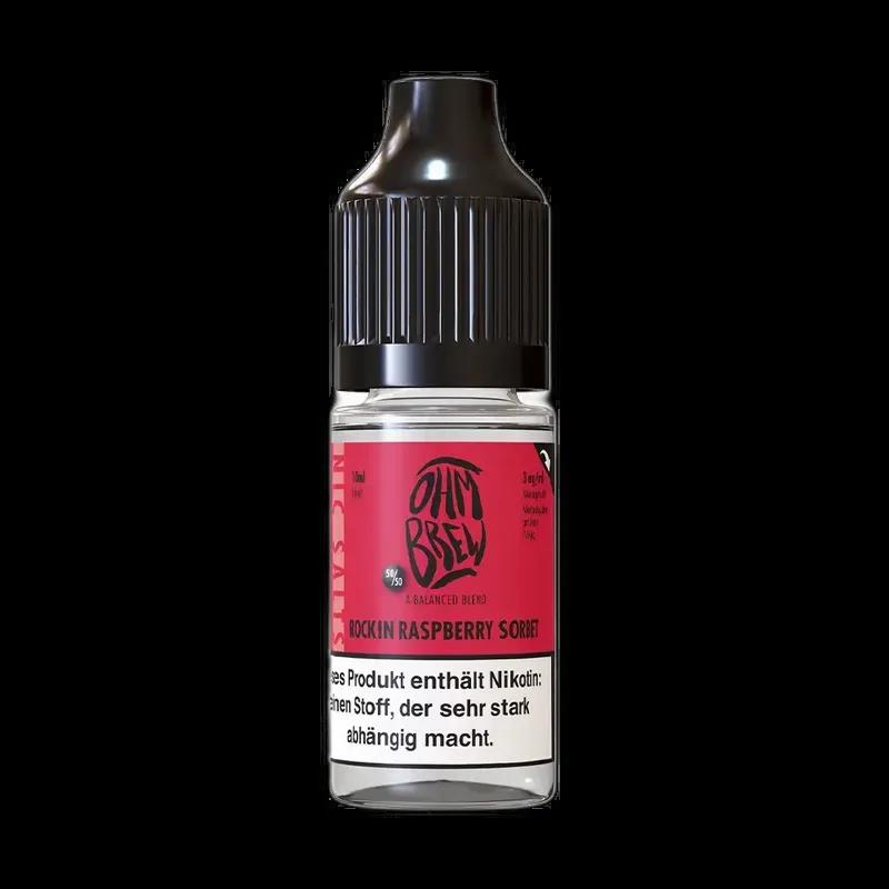 Ohm Brew Nikotinsalz - Rocking Raspberry Sorbet - 10ml Liquid 6mg