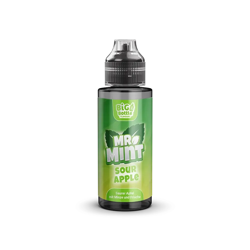 Mr. Mint Aroma Longfill - Sour Apple - 10ml in 120ml Flasche